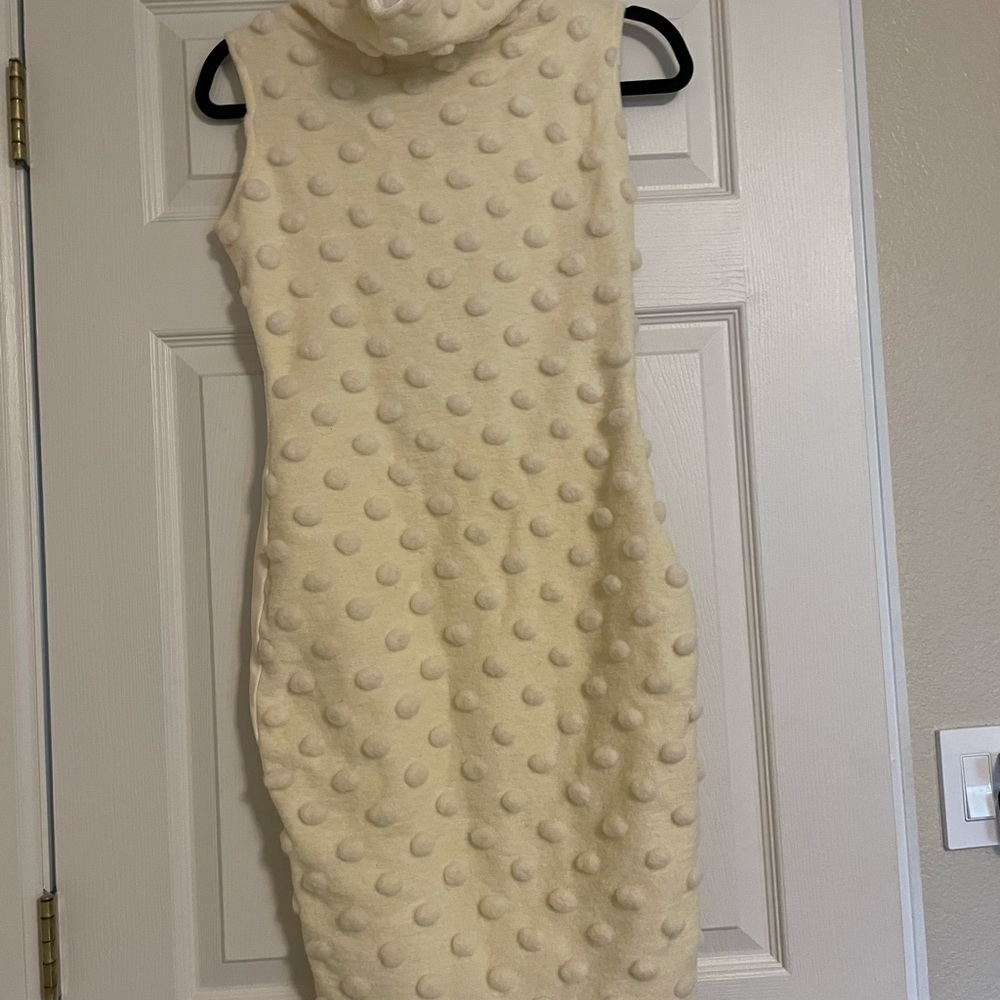 NWT Natalia Romano Pom Pom sweater dress